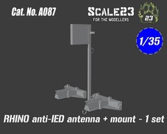 Scale23 1/35 Rhino Anti-Ied Antenna and Mount 1 Set