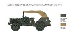 Italeri 228 1/35 Military Model Kit WWII Dodge WC-56/57 Command Staff Car Truck