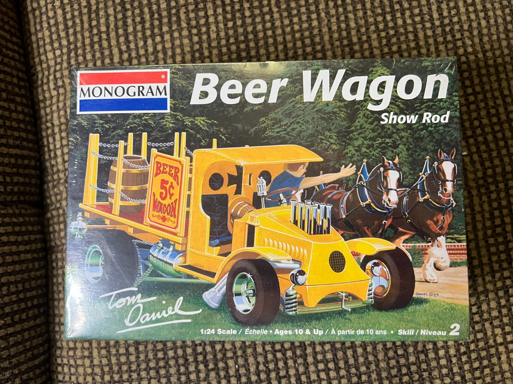 Monogram Tom Daniel Beer Wagon 1:24 Show Rod Plastic Model Kit #85-2453 SEALED