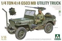 Takom 1/16 G503 MB Military JEEP Truck 1/4 Ton 4×4 Utility Model Kit
