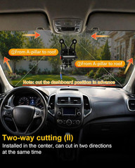Upgrade Auto Windshield Glass Removal Tool Kit, Dual-Cutting, Auto Glass Cut Out