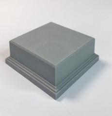 Small Figure Base 2″ x 2″ x 3/4″ high, Resin Multi-Scale TW-48012