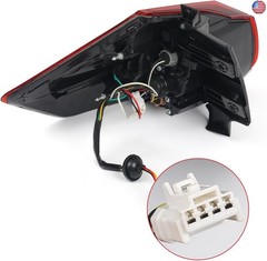 Huray Right Outer Tail Light for Nissan Rogue 2017-2019 Passenger Side
