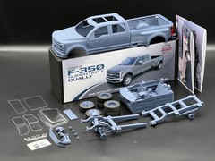 1/25 2023 Ford F-350 SD Dually Truck Resin Model Kit with, Clear Parts & Tires