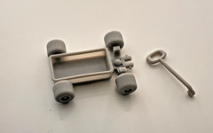 Slammed Radio Flyer Wagon 1 25 Scale Custom Lowrider Garage Diorama Scenery