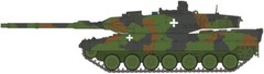TAMIYA 1/35 LEOPARD 2 A6 TANK UKRAINE Model Kit 25207 w/ Tracking NEW