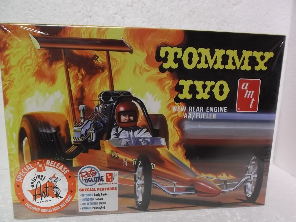 AMT MODEL #1253 TOMMY IVO NEW REAR ENGINE AA/FUELER 1/25 FACTORY SEALED