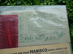 Vintage NABISCO model sports car KITS – Jaguar XK-120M and Buick Skylark – nice