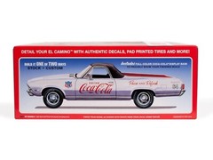 AMT1362 Coke 1968 Chevy El Camino SS With Soap Box Derby 1:25 Plastic Model Kit