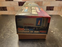 1980 Monogram Fruehauf 40 Foot Van Trailer Harley-Davidson Vintage Model #1207