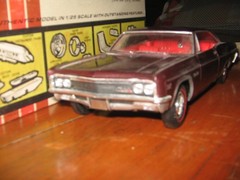 AMT 1966 Chevy Impala SS HT 3-in-1 Kit #6726 Stock Survivor Nice Built in Box 66