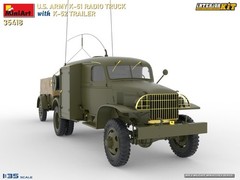 Miniart 1/35 American K-51 Radio Truck/K-52 Trailer Interior Kit Plastic Model M
