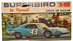 Empty Box Only! JO-HAN Roadrunner Superbird Model Car Kit. Empty Box Top only!