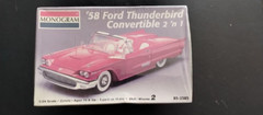 MONOGRAM ‘58 Ford Thunderbird Convertible 2 ‘n 1 NEW SEALED!!