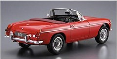 AOSHIMA 1/24 The Model Car Series No.101 BLMC G/HM4 MG-B MK-2 1968 Plastic Model