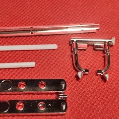 Misc. Junkyard Parts 1931 Bugatti Victoria 1:24 scale model car part Lindberg.