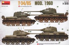 MINIART 37089 1/35 Scale T-34/85 MOD. 1960 Model Kit