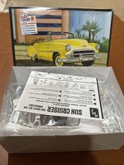 Complete! Vintage AMT 1951 Chevy Bel Air Convertible 1:25 Model Kit Parts Sealed