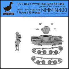 NUMODEL NMSIA400 | 1/72 Resin WWII Thai Thailand Type 83 Light Tank Model Kit