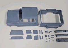 ABS-LIKE RESIN 3D PRINTED 1/25 1985 CHEVROLET K30 CREW CAB DUALLY BODY