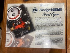Revell Dodge 426 Hemi Street Engine Die Cast Metal Model 85-1564 Factory Sealed
