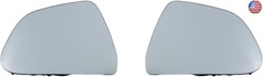 Fits for Exterior Mirrors Glass Side Rear View Mirror White Lens Door Mirror
