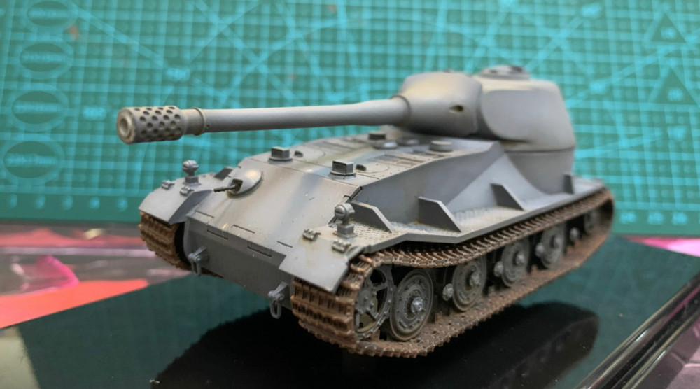 New 1:72 German Army VK7201K Super Heavy Tank German Grey Resin Model