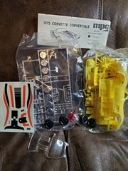 VINTAGE/NEW, MPC (1984) 1975 CORVETTE CONVERTIBLE, #6360-11EO, ERTL, USA
