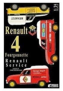 Ebro 1/24 Renault 4 Fulgonet Service Car Unassembled