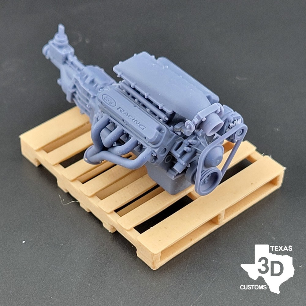 Ford 289/302 Holley EFI model engine resin 3D printed 1:24-1:8 scale