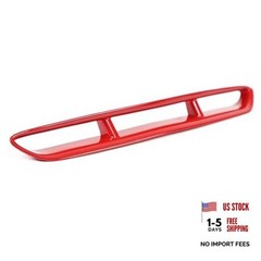 Car Vents Compatible with Chevy Corvette C6 2005-2013, Hood Scoop Body Kit, red