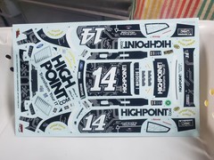 2024 Chase Brisco High Point Southern 500 winner 1/24 Decals JWTBM Salvino’s JR