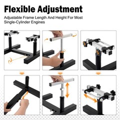 Heavy Duty Motorcycle Engine Stand Adjustable Car/Engine Repair 1000 lb Capacity