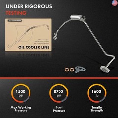A-Premium Inlet Turbocharger Oil Feed Line Compatible with Hyundai Sonata