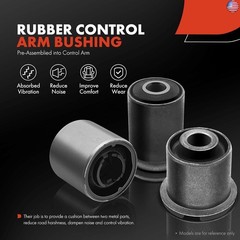 A-Premium 2 x Rear Forward Upper Control Arm, with Ball Joint & Bushing,