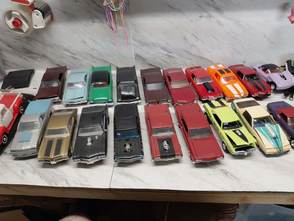 Model Junkyard/parts Plastic Muscle Car Lot Of 20 Ford,chevy,,pont,olds