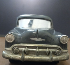 PMC 1953 Chevrolet 150 2-Door Sedan Promo Car Bank in the Dusk Grey Color