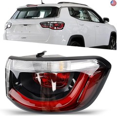 Outer Tail Light Compatible with 2017 2018 2019 2020 2021 Jeep Compass – Brake