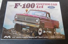 1970 Ford F-100 4X4 Pickup by Mobius – kit # 1230 – Mint in factory sealed box