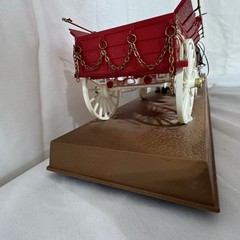 VTG AMT Budweiser Clydesdales 8 Horse & Red Wagon Hitch Kit Built Plastic 35.5”