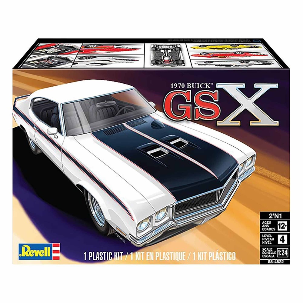 CARRERA REVELL OF AMERICAS INC 1/24 70 Buick GSX 2N1 RMX854522 Plastics