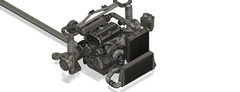 1/24 4G63 w/ Forward Facing Turbo and EVO Engine Bay Transkit