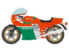 Blue Stuff Decal Sheet 1:12 Scale Ducati MH Replica 900 suit Tamiya Kit # 14019