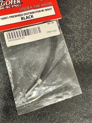 Gofer Racing 16001 Prewired Distributor w/ Boot Black 1/24 1/25 Scale