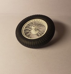 1/12 set of 5 hand laced rims for wheels / tyres Italeri Alfa Romeo 8C2300