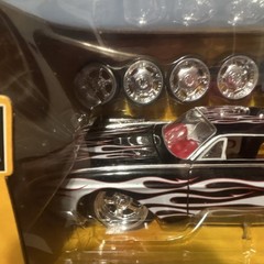 Jada Toys Dub City 1963 Thunderbird Diecast Car Kit Black Red Chrome