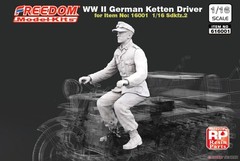 WW.II German Sdkfz.2 Kettenkraftrad & Goliath Demolition Vehicle & Driver Figure