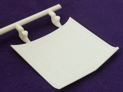 1960 Chevy Nomad Station Wagon HOOD from AMT 1:25 Model Kit 60 Chevrolet