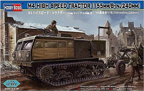 HobbyBoss M4 High Speed Tractor – Plastic Model Military Vehicle Kit – 1/35