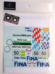 Decalpool 1/24 Scale BMW 320i FINA Macau Guia Race 1998 Decal Sheet DP128 W’hock